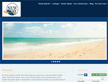 Tablet Screenshot of newwaypropertiesmyrtlebeach.com